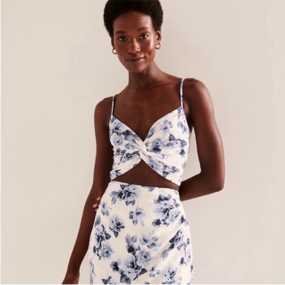 ABERCROMBIE FLORAL TANK M